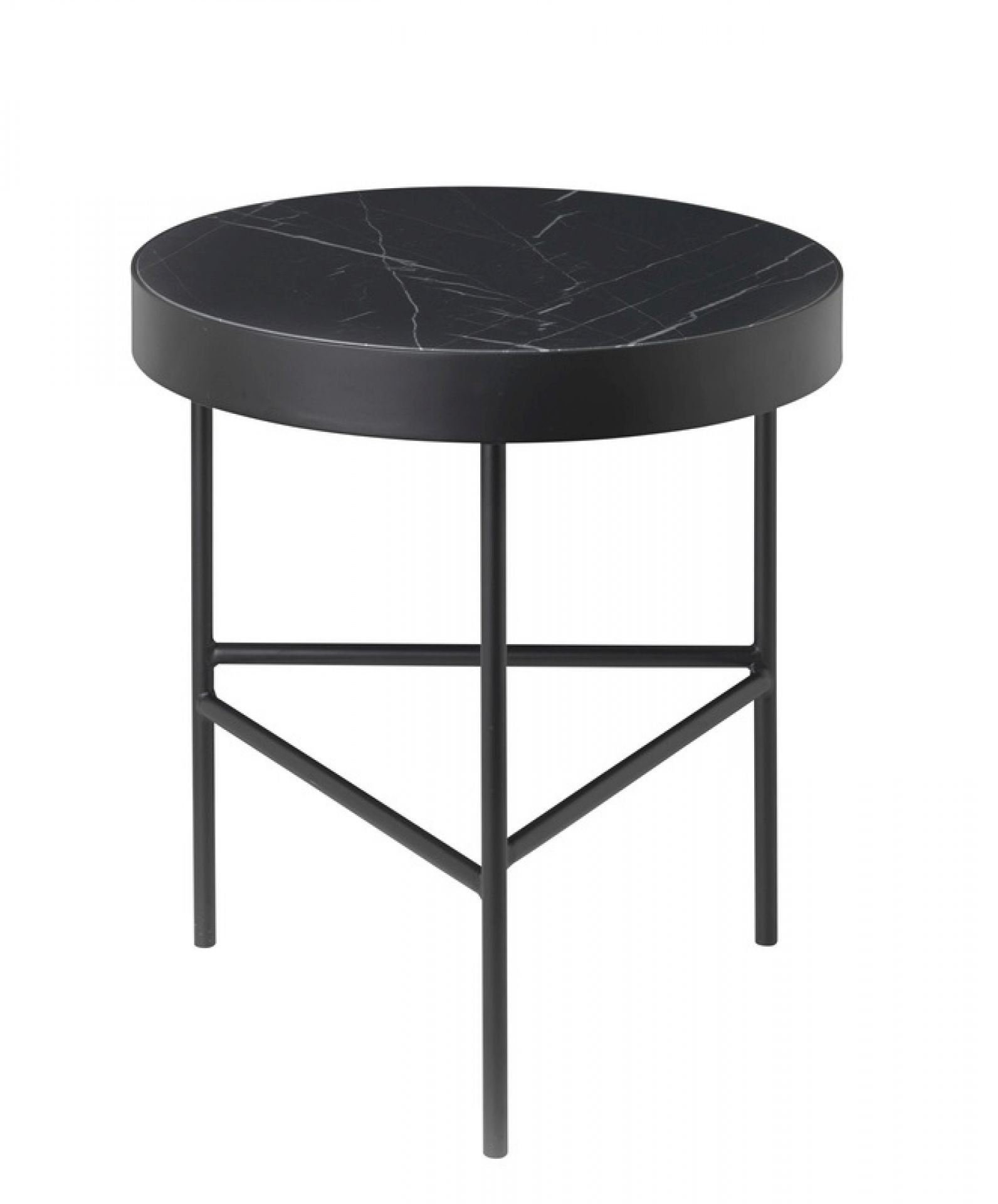 Marble Table Beistelltisch Ferm Living Noir 40